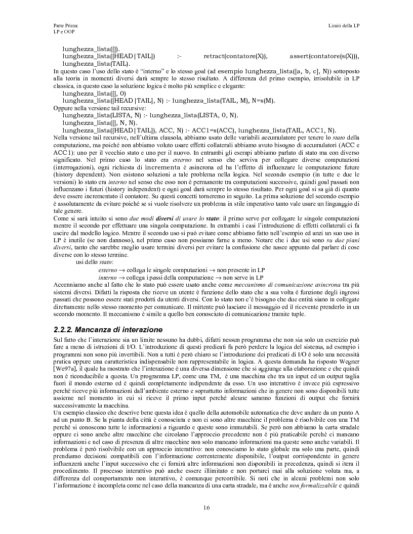 Anteprima della tesi: Elaborazione e interazione in programmazione logica e ad oggetti, Pagina 14