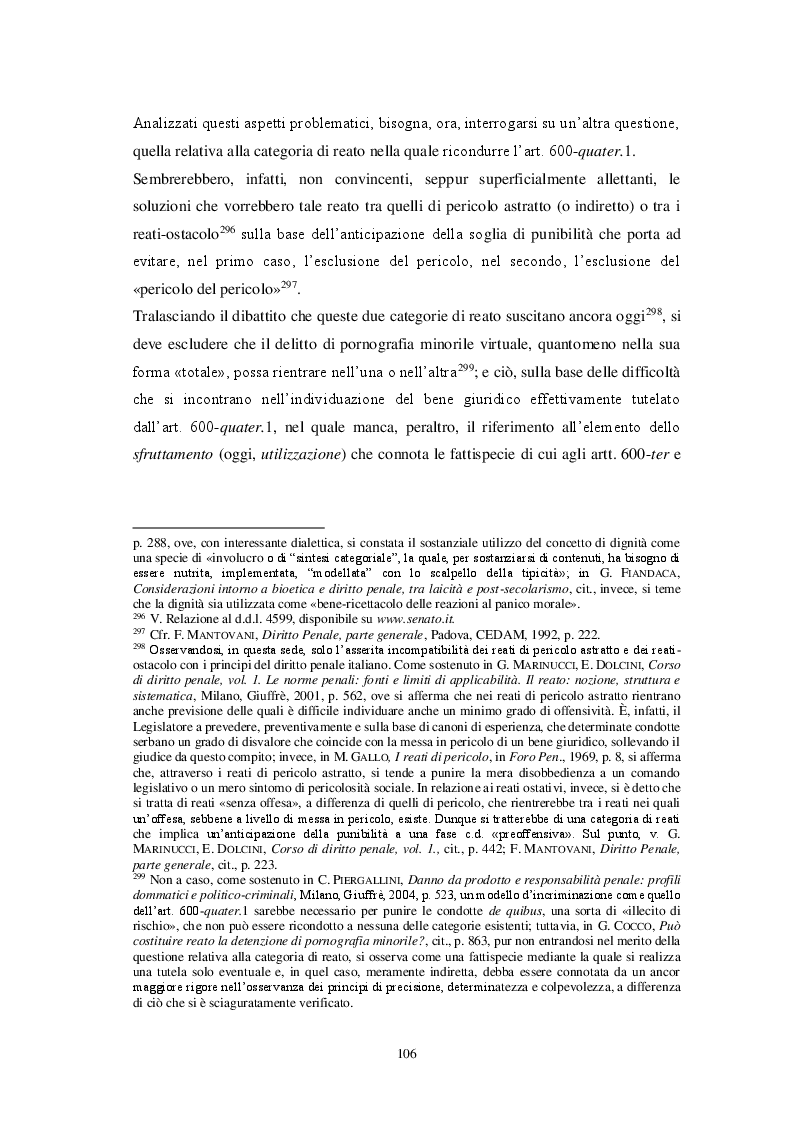 Anteprima della tesi: La pornografia minorile e le nuove frontiere del diritto penale d'autore, Pagina 9