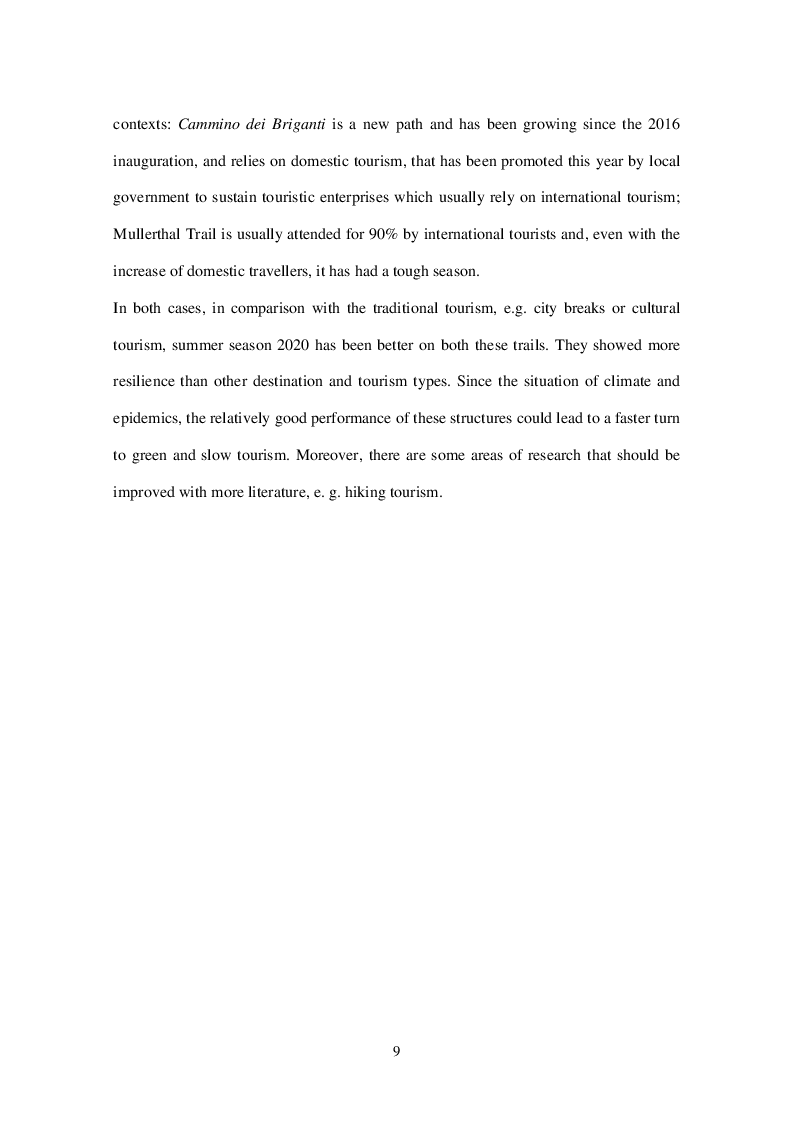 Anteprima della tesi: Hiking nelle inner peripheries: le strutture extralberghiere a basso impatto ambientale e la risposta al COVID-19 nella stagione estiva 2020, Pagina 6
