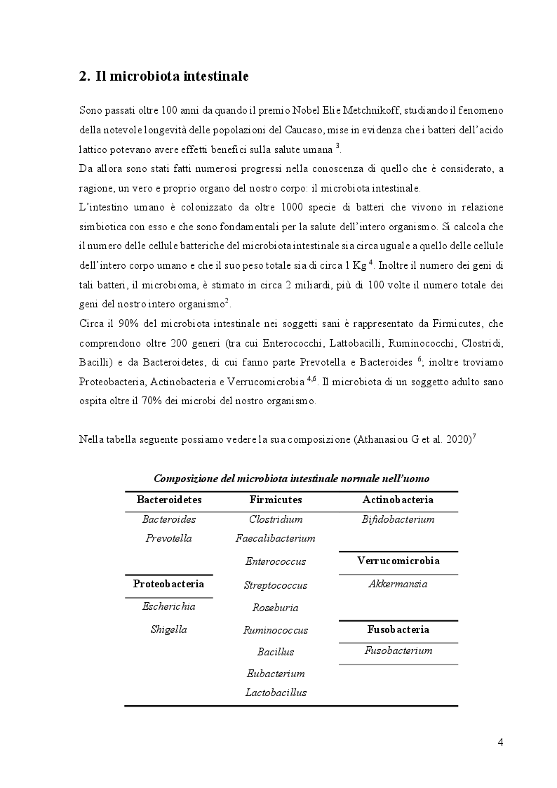 Anteprima della tesi: Alterazione del microbiota intestinale e umore: ruolo dei contaminanti e degli additivi alimentari, Pagina 3