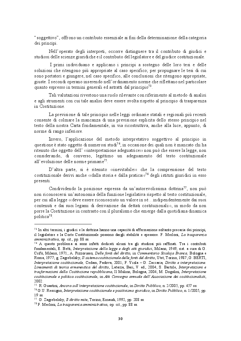 Anteprima della tesi: I costi della politica: democrazia, trasparenza e controllo pubblico, Pagina 4