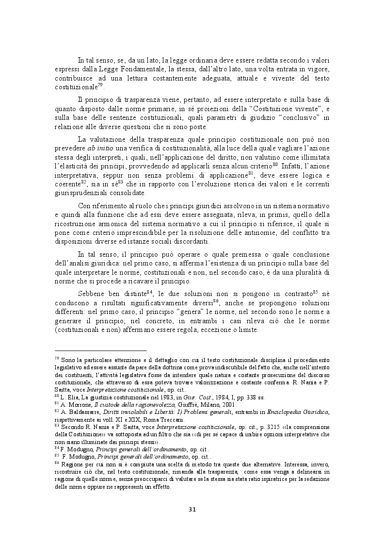 Anteprima della tesi: I costi della politica: democrazia, trasparenza e controllo pubblico, Pagina 5
