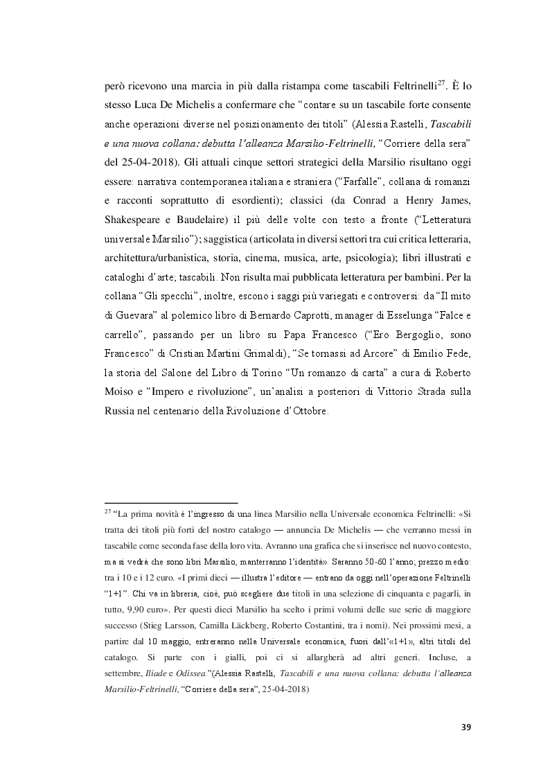 Anteprima della tesi: Quelli che restano - cronistoria e analisi della casa editrice Marsilio, Pagina 5