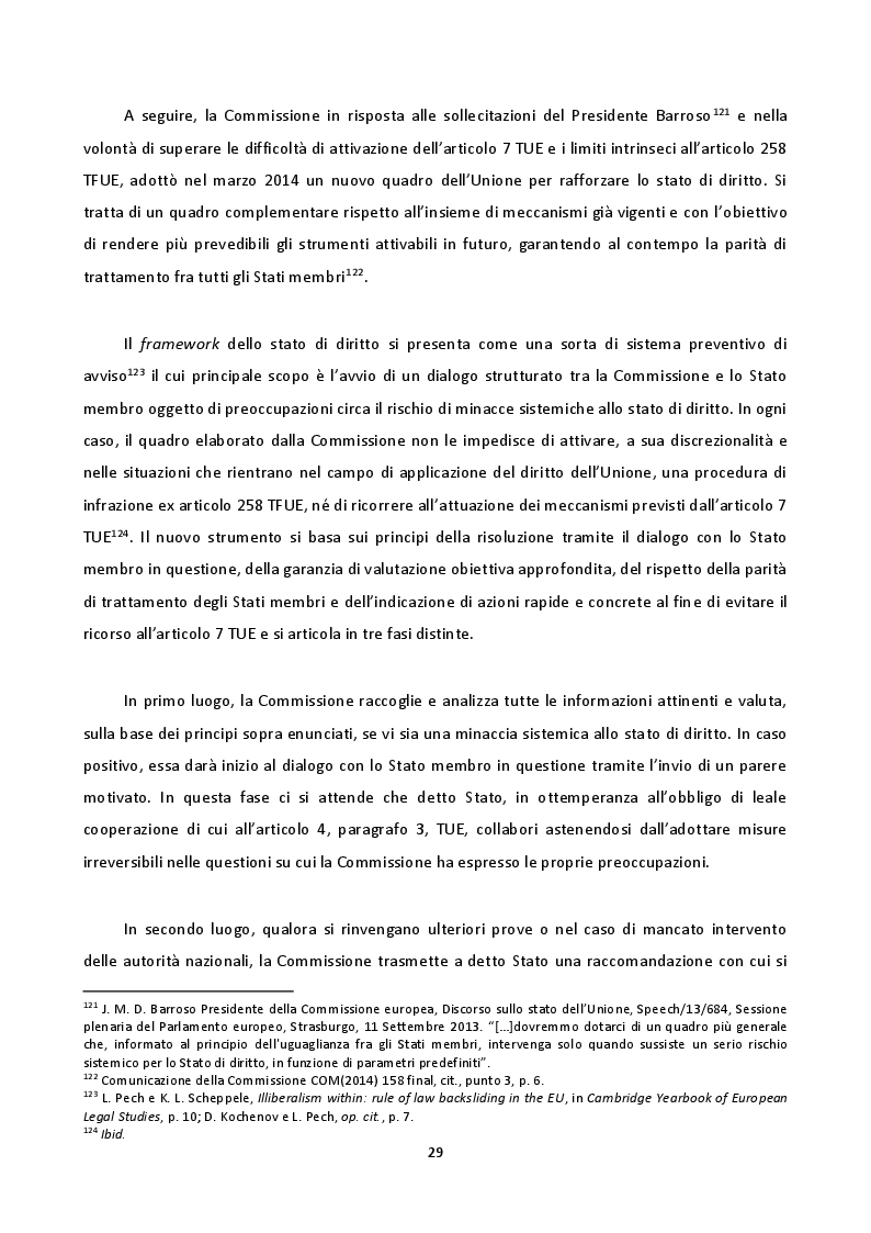 Anteprima della tesi: La crisi dello stato di diritto nell'Unione europea tra carenze e nuove prospettive, Pagina 11