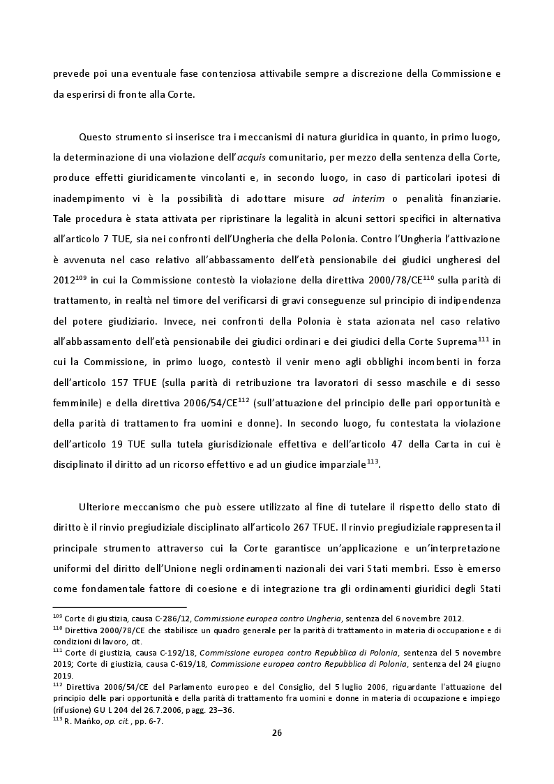 Anteprima della tesi: La crisi dello stato di diritto nell'Unione europea tra carenze e nuove prospettive, Pagina 8