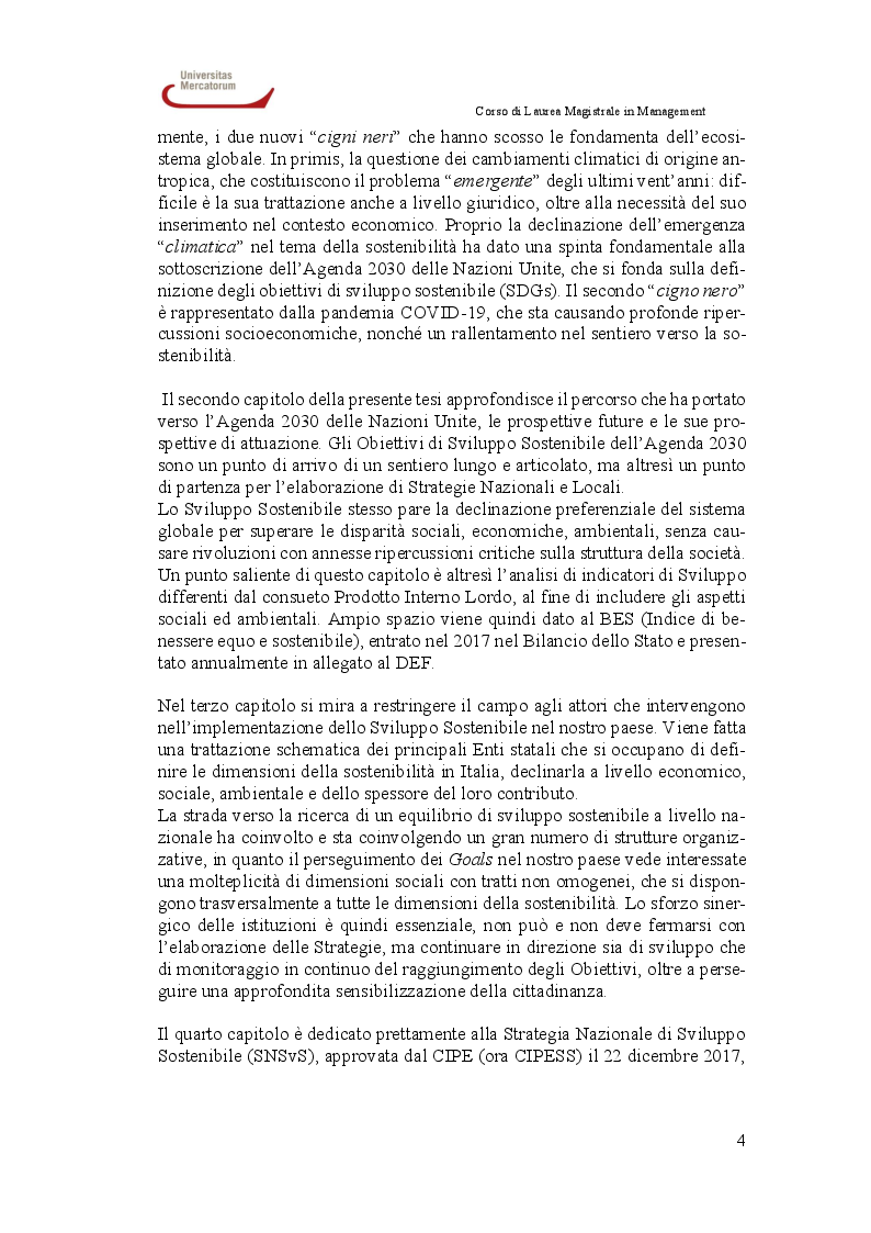 Anteprima della tesi: Sviluppo sostenibile e Agenda 2030: strategia nazionale e implementazioni locali, Pagina 3