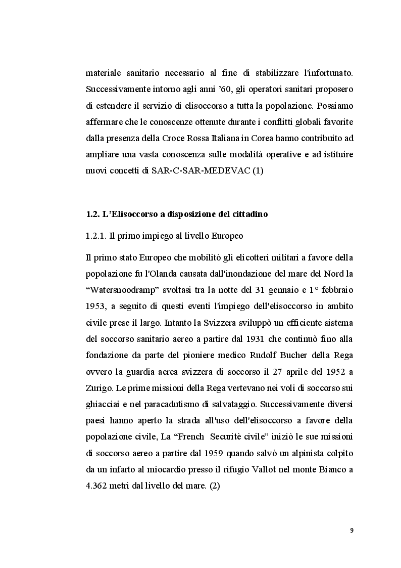 Anteprima della tesi: Gestione e accessi del paziente affetto da stroke in Pronto Soccorso con l'elisoccorso, Pagina 5
