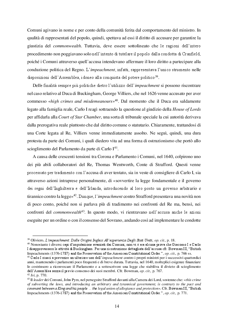 Estratto dalla tesi: L'impeachment statunitense: natura, funzioni e limiti dell'istituto