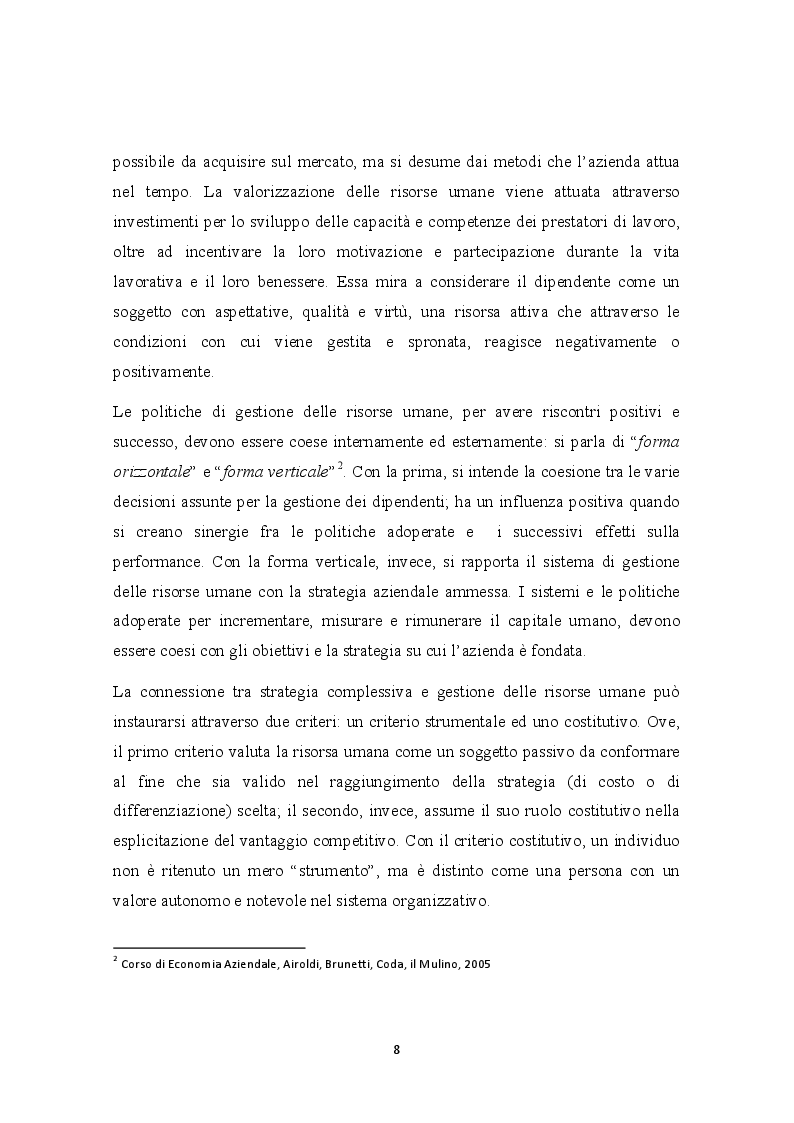 Anteprima della tesi: Welfare Aziendale: strumento di sviluppo sociale e strategico nelle PMI Italiane, Pagina 6