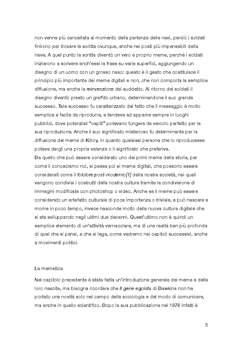 Anteprima della tesi: I meme, la nascita e il loro valore comunicativo, Pagina 4