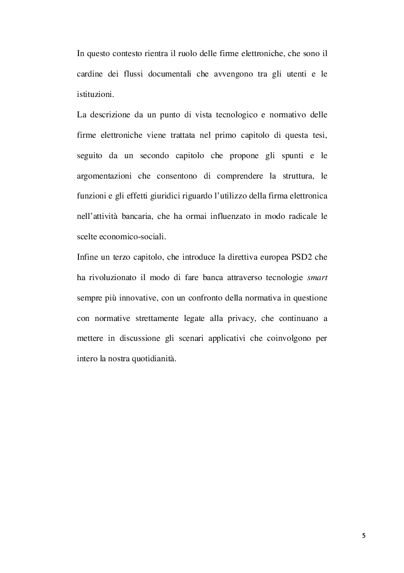 Anteprima della tesi: La firma elettronica nelle attività bancarie, Pagina 3
