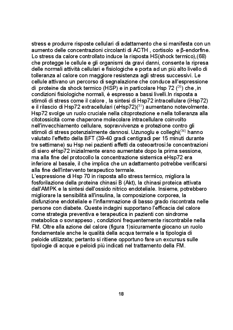 Anteprima della tesi: Ruolo della balneofangoterapia nella fibromialgia, Pagina 5