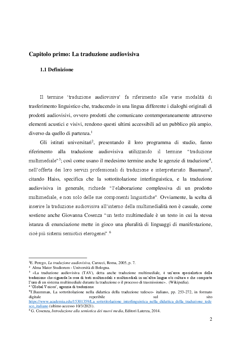 Anteprima della tesi: Il caso di Modern Family nella traduzione audiovisiva, Pagina 3