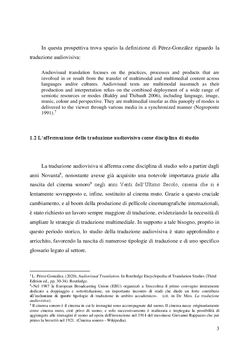 Anteprima della tesi: Il caso di Modern Family nella traduzione audiovisiva, Pagina 4