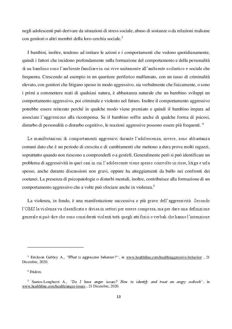 Anteprima della tesi: Serial Killer si nasce o si diventa? Esistono dei fattori biologici che rendono un individuo propenso al crimine?, Pagina 6