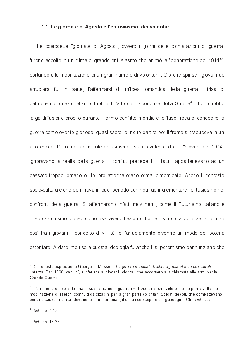 Anteprima della tesi: I custodi del ricordo. I monumenti ai caduti della Grande Guerra a Trecastagni e Zafferana, Pagina 5