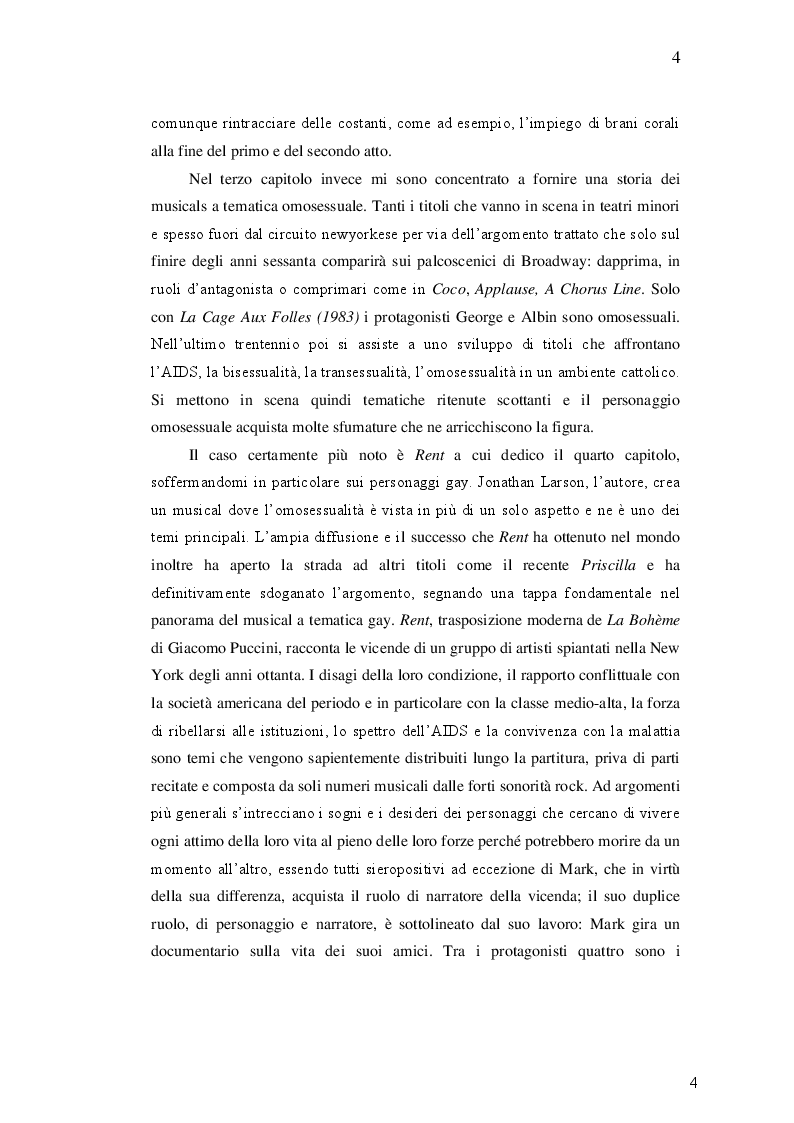 Anteprima della tesi: Gays on Broadway: l’omosessualità nei Musicals, Pagina 3