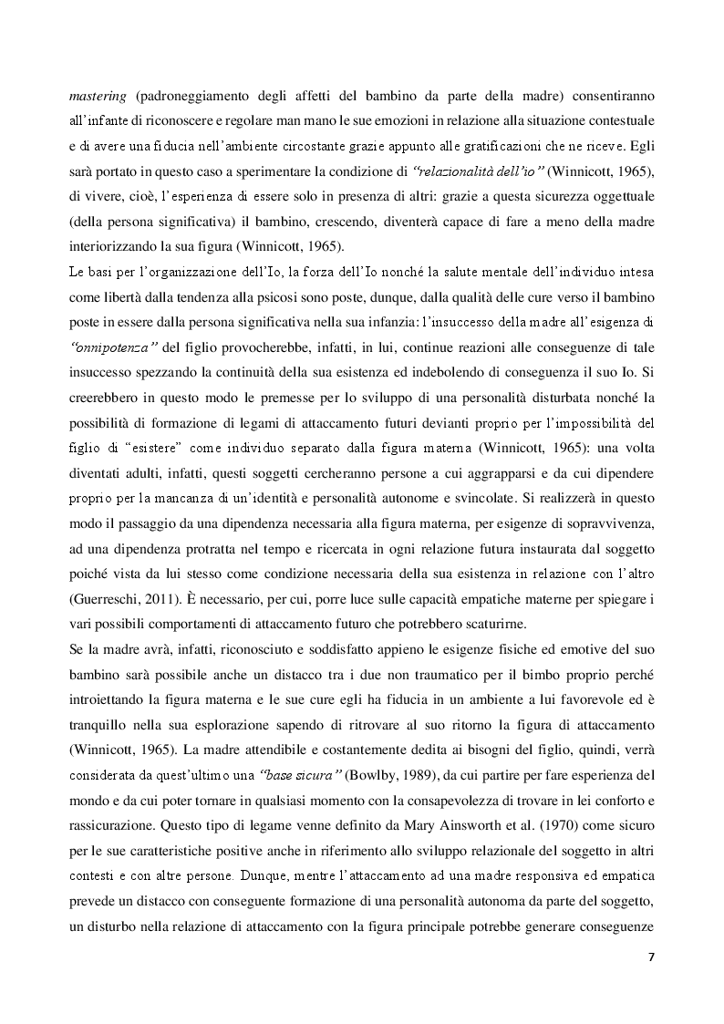 Anteprima della tesi: La dipendenza affettiva - Possibili origini ed implicazioni di un amore malato, Pagina 5