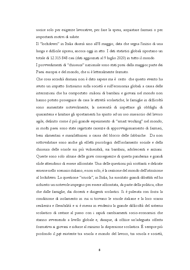 Anteprima della tesi: La centralità dell'educazione per il presente ed il futuro dell'uomo. Le premesse per un cambiamento radicale del paradigma educativo, Pagina 9