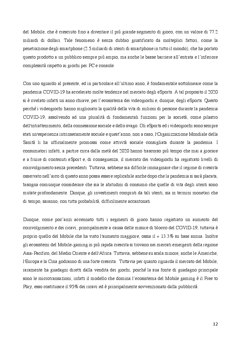 Estratto dalla tesi: eSports: Global Opportunities for Brands