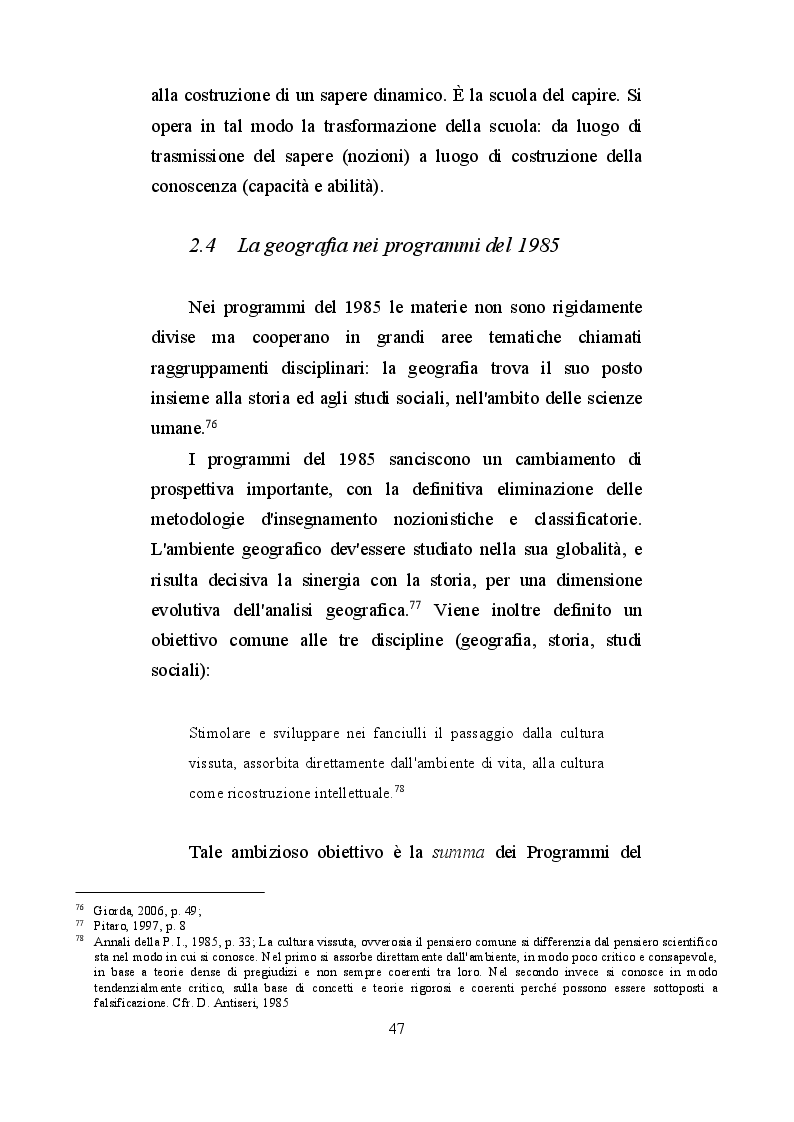 Anteprima della tesi: Geografia e Intercultura nella scuola primaria. Proposte didattiche per lo sviluppo di una coscienza planetaria., Pagina 8