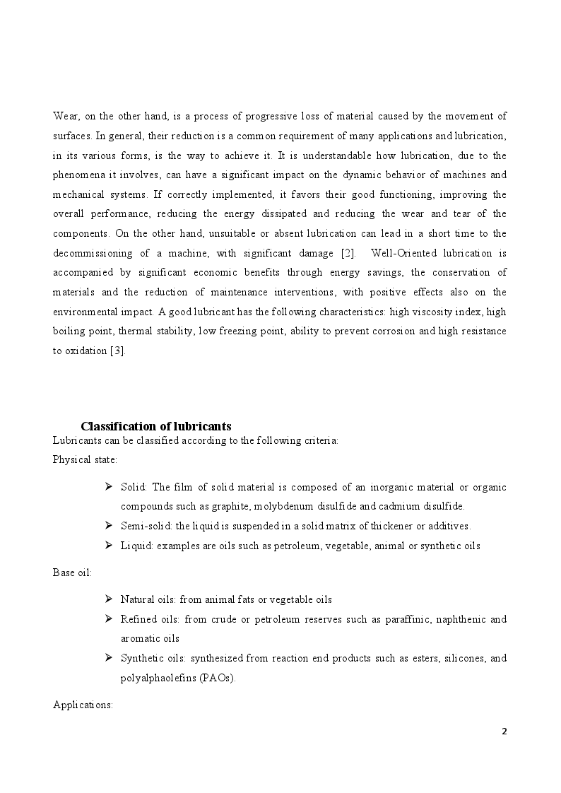Anteprima della tesi: Bio-lubricant from the olive mill waste through a new biocatalyst immobilized on ZnFe2O4, Pagina 3