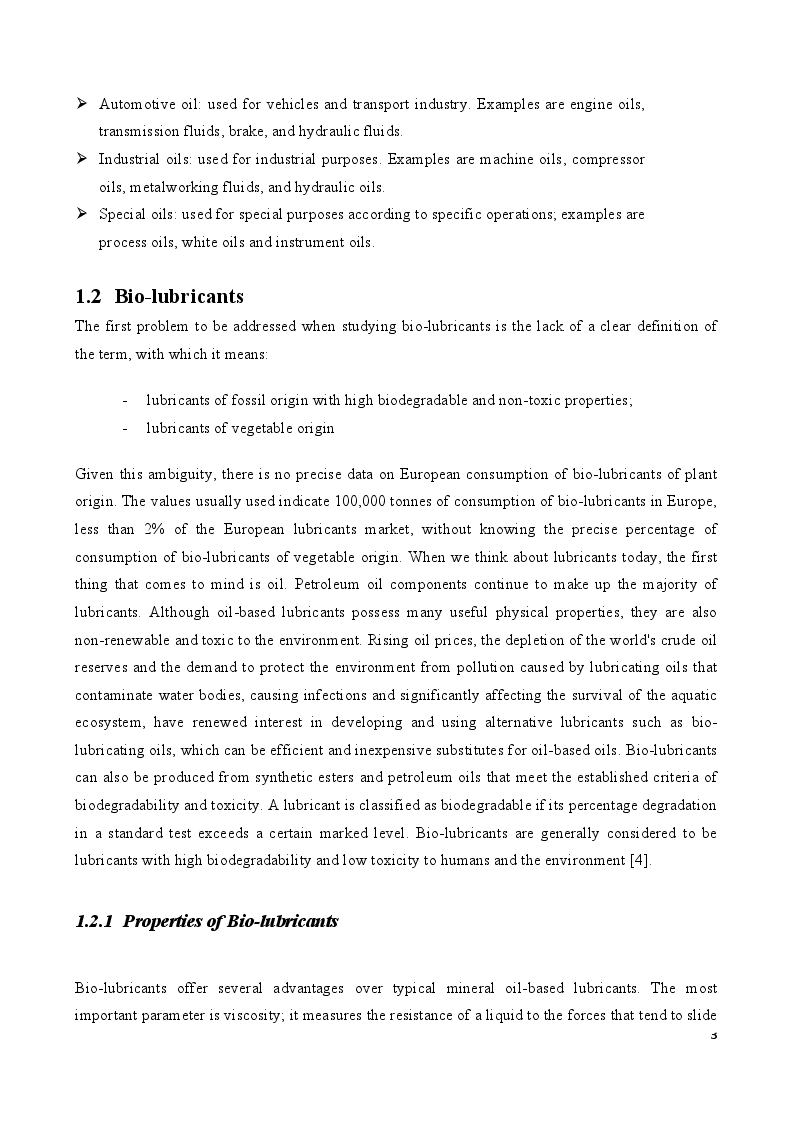 Anteprima della tesi: Bio-lubricant from the olive mill waste through a new biocatalyst immobilized on ZnFe2O4, Pagina 4