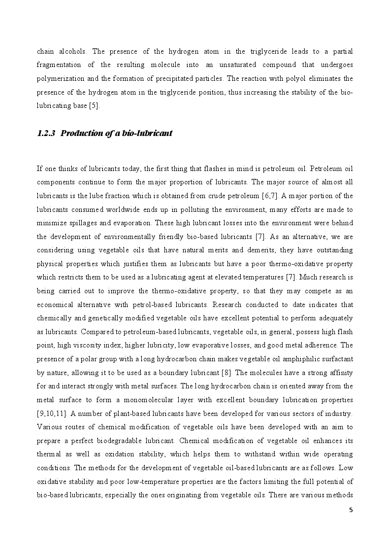 Anteprima della tesi: Bio-lubricant from the olive mill waste through a new biocatalyst immobilized on ZnFe2O4, Pagina 6