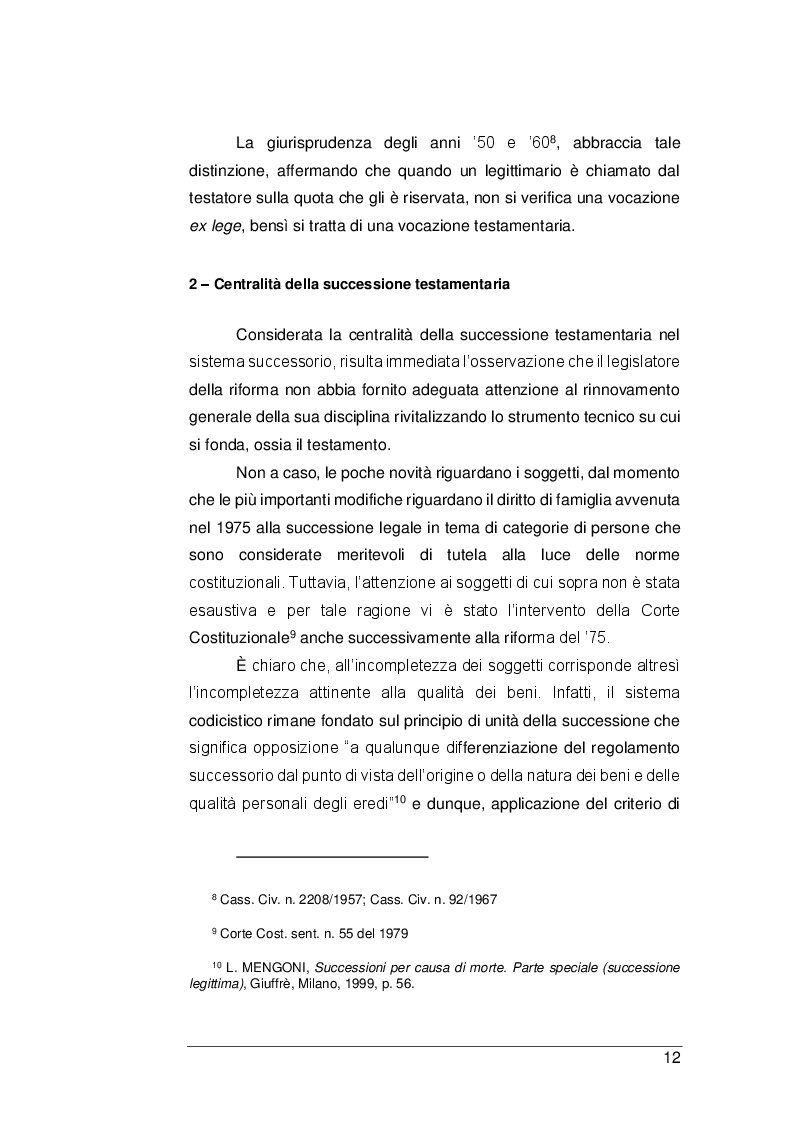Anteprima della tesi: Pianificazione Successoria - Rapporti tra eredità e polizze vita, Pagina 5
