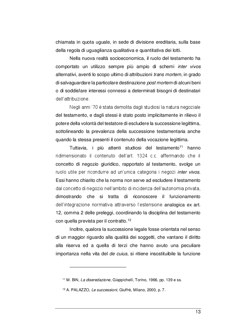 Anteprima della tesi: Pianificazione Successoria - Rapporti tra eredità e polizze vita, Pagina 6