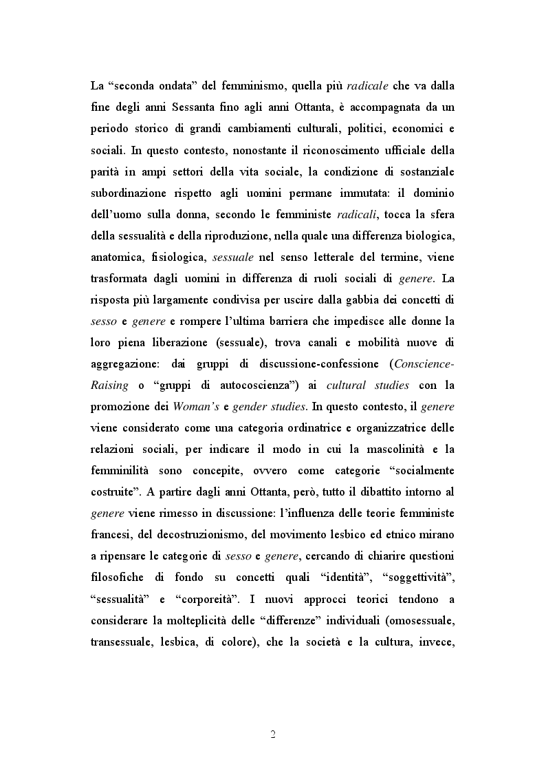 Anteprima della tesi: La donna nel teatro di danza di Pina Bausch, Pagina 3