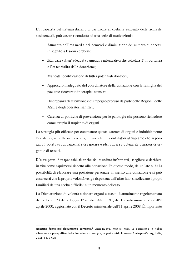 Anteprima della tesi: Psicologia del trapianto di organi - la qualità di vita del paziente trapiantato e il ruolo dello psicologo, Pagina 6