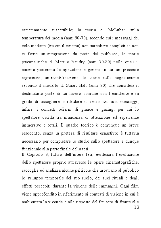 Anteprima della tesi: Luce in sala. Analisi dello spettatore cinematografico; il rapporto con i contesti visivi e il film, Pagina 5