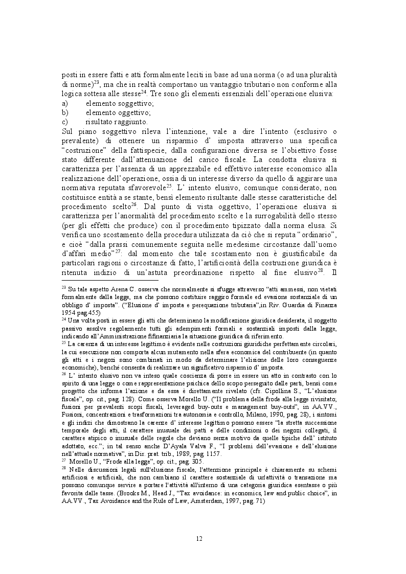 Anteprima della tesi: Nomadismo fiscale e le sue patologie, Pagina 10