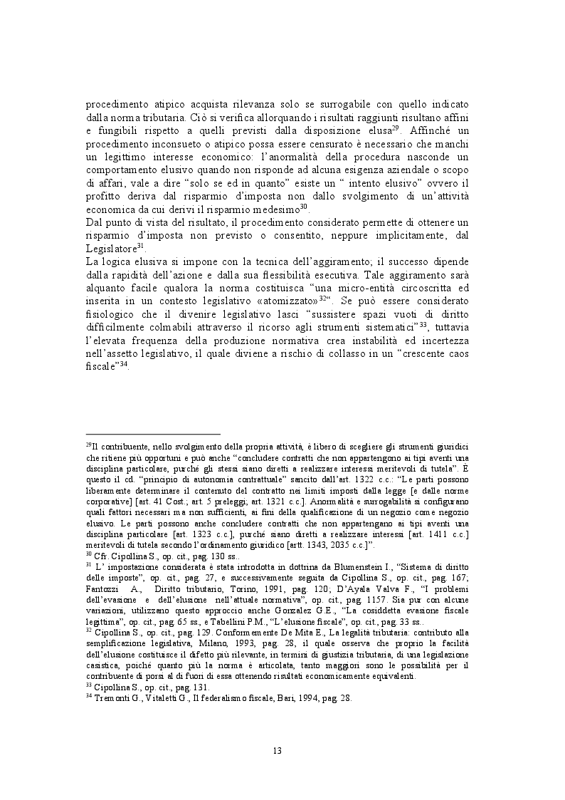 Anteprima della tesi: Nomadismo fiscale e le sue patologie, Pagina 11