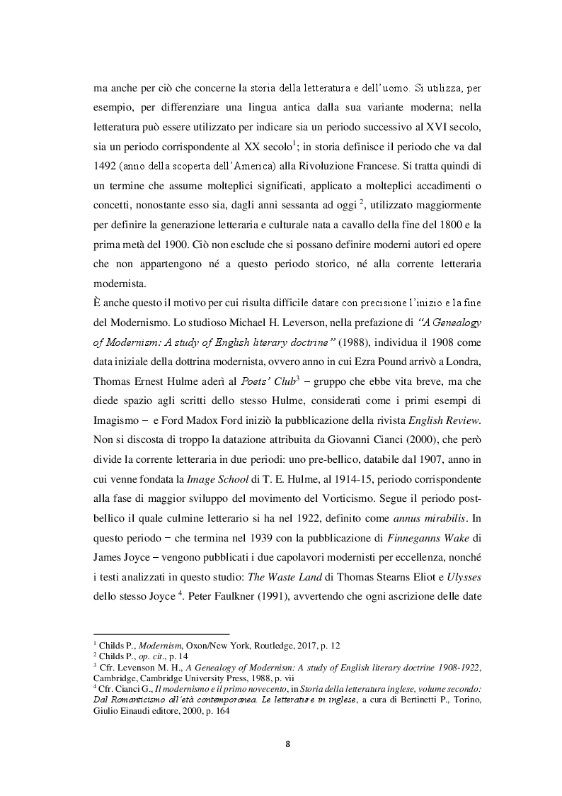 Anteprima della tesi: Il Paesaggio Urbano nella Letteratura Inglese del '900, Pagina 5