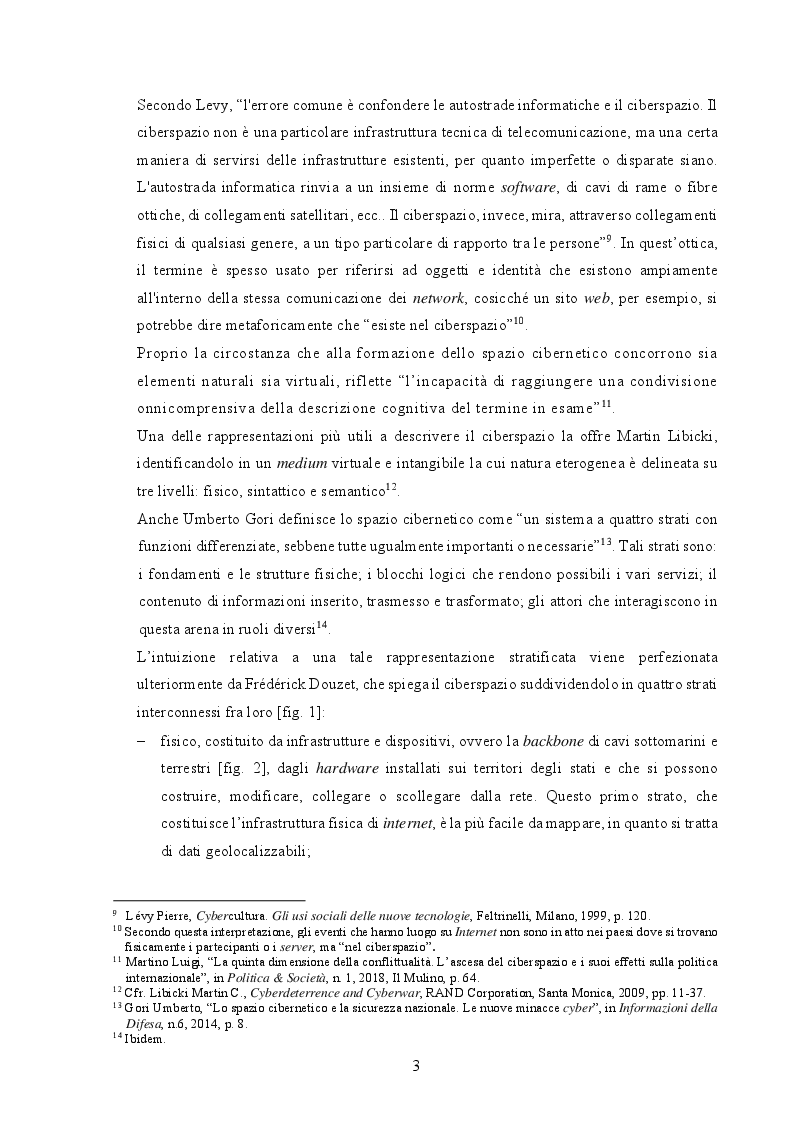 Anteprima della tesi: Strategie di Sicurezza e Geopolitica: cooperazione, competizione, conflitto nella dimensione cibernetica, Pagina 4