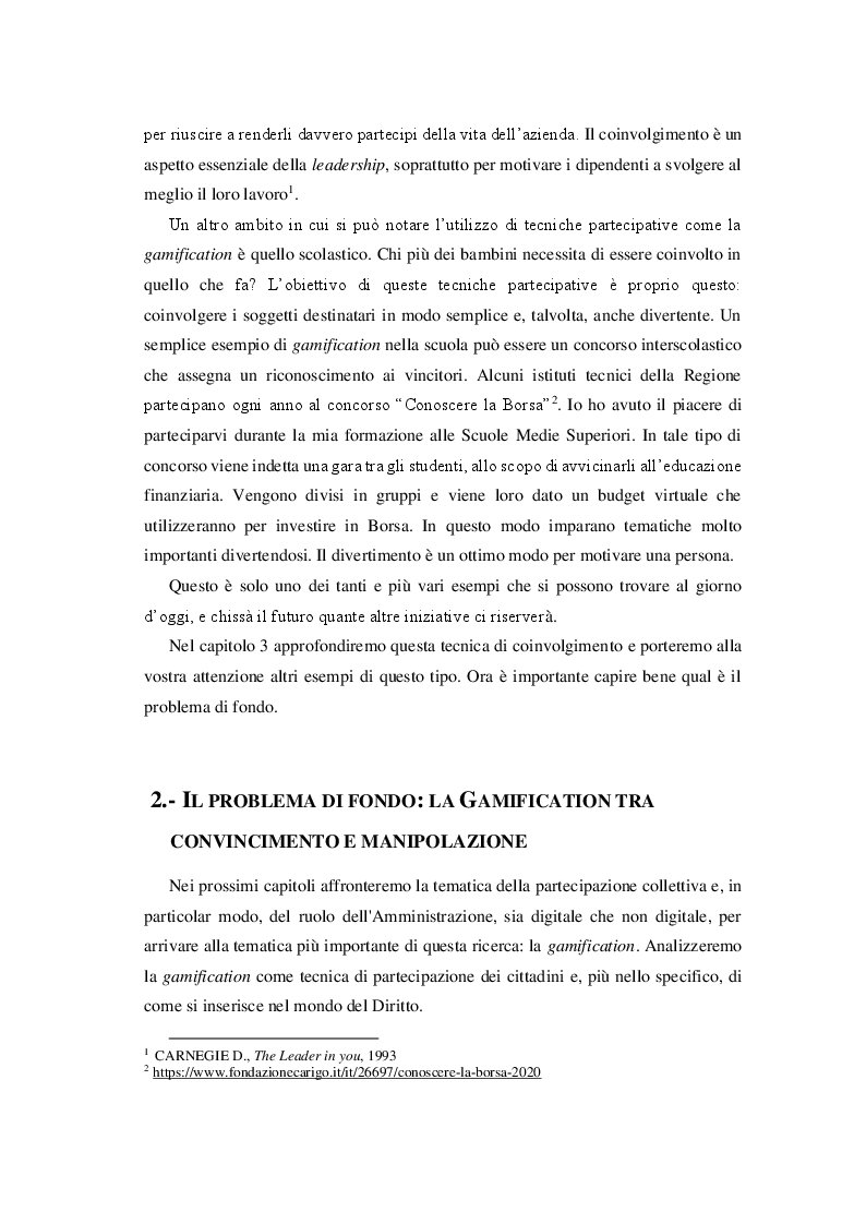Anteprima della tesi: Gamification e processi partecipativi nel contesto digitale, Pagina 3