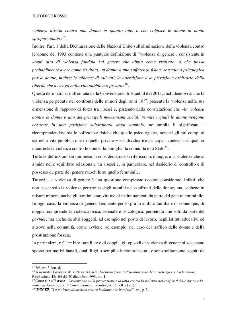 Estratto dalla tesi: Il Codice Rosso