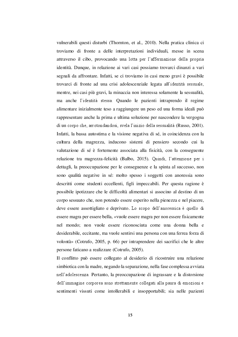 Anteprima della tesi: Pubertà e anoressia mentale. Una lettura psicoanalitica, Pagina 6
