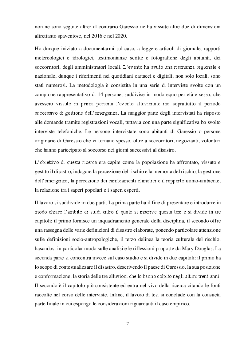 Anteprima della tesi: Antropologia di un disastro alpino: l'alluvione di Garessio del 2020 tra memoria ed esperienza., Pagina 4