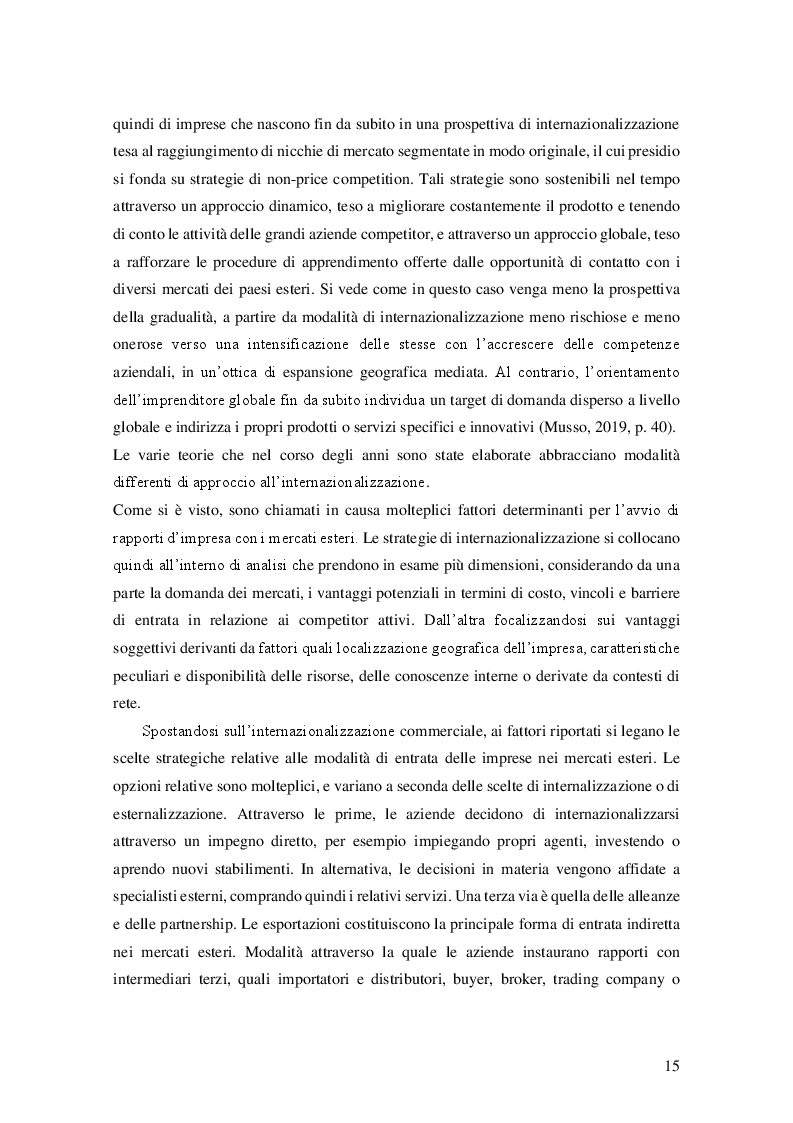 Estratto dalla tesi: La filiera dei tartufi: limiti e opportunità di crescita in una prospettiva globale
