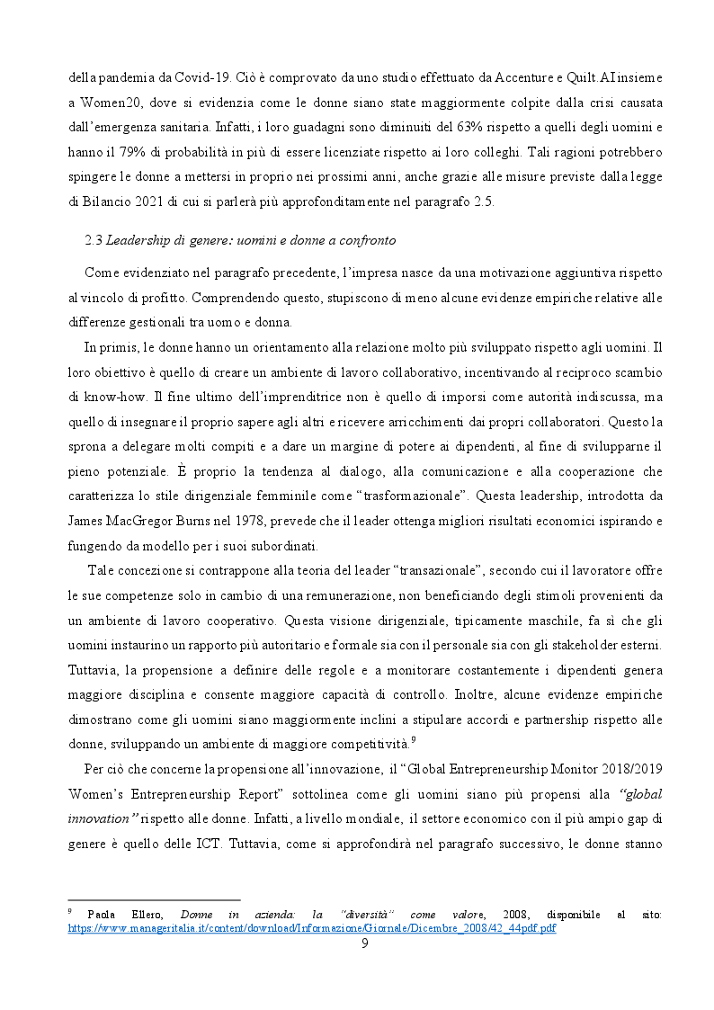 Anteprima della tesi: Il ruolo dell'imprenditoria femminile in Puglia, Pagina 4