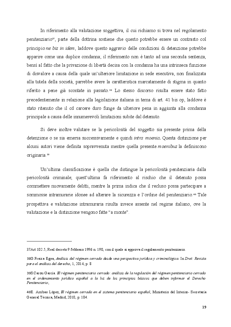 Anteprima della tesi: Regime detentivo aggravato in Italia e Spagna, Pagina 3