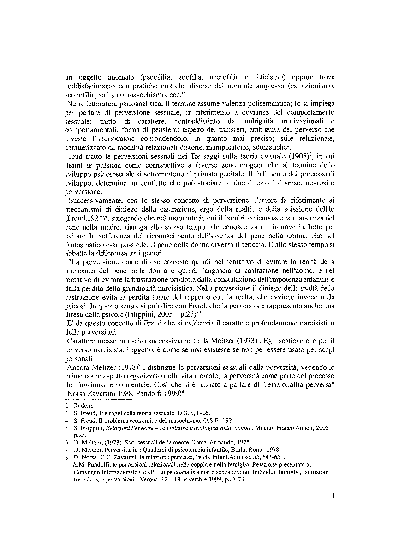 Anteprima della tesi: Le dinamiche relazionali perverse nella coppia, Pagina 6