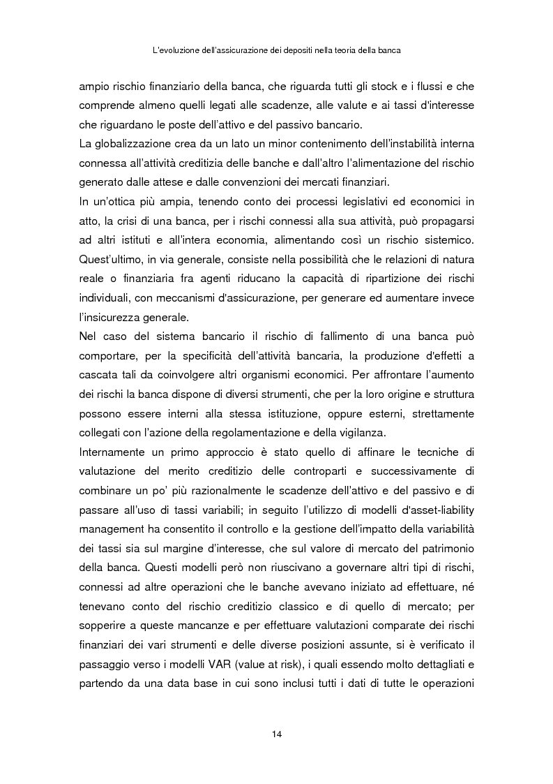 Anteprima della tesi: La determinazione del premio dell'assicurazione dei depositi attraverso l'option pricing: un'applicazione al caso italiano, Pagina 10