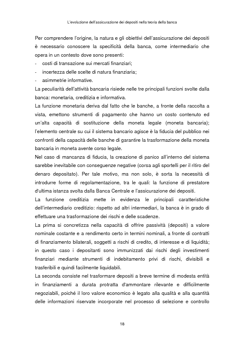 Anteprima della tesi: La determinazione del premio dell'assicurazione dei depositi attraverso l'option pricing: un'applicazione al caso italiano, Pagina 14