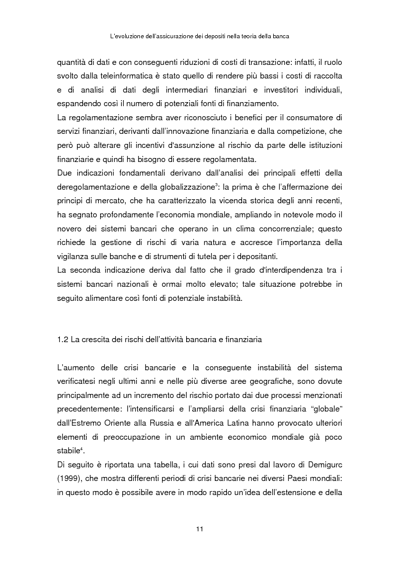 Anteprima della tesi: La determinazione del premio dell'assicurazione dei depositi attraverso l'option pricing: un'applicazione al caso italiano, Pagina 7