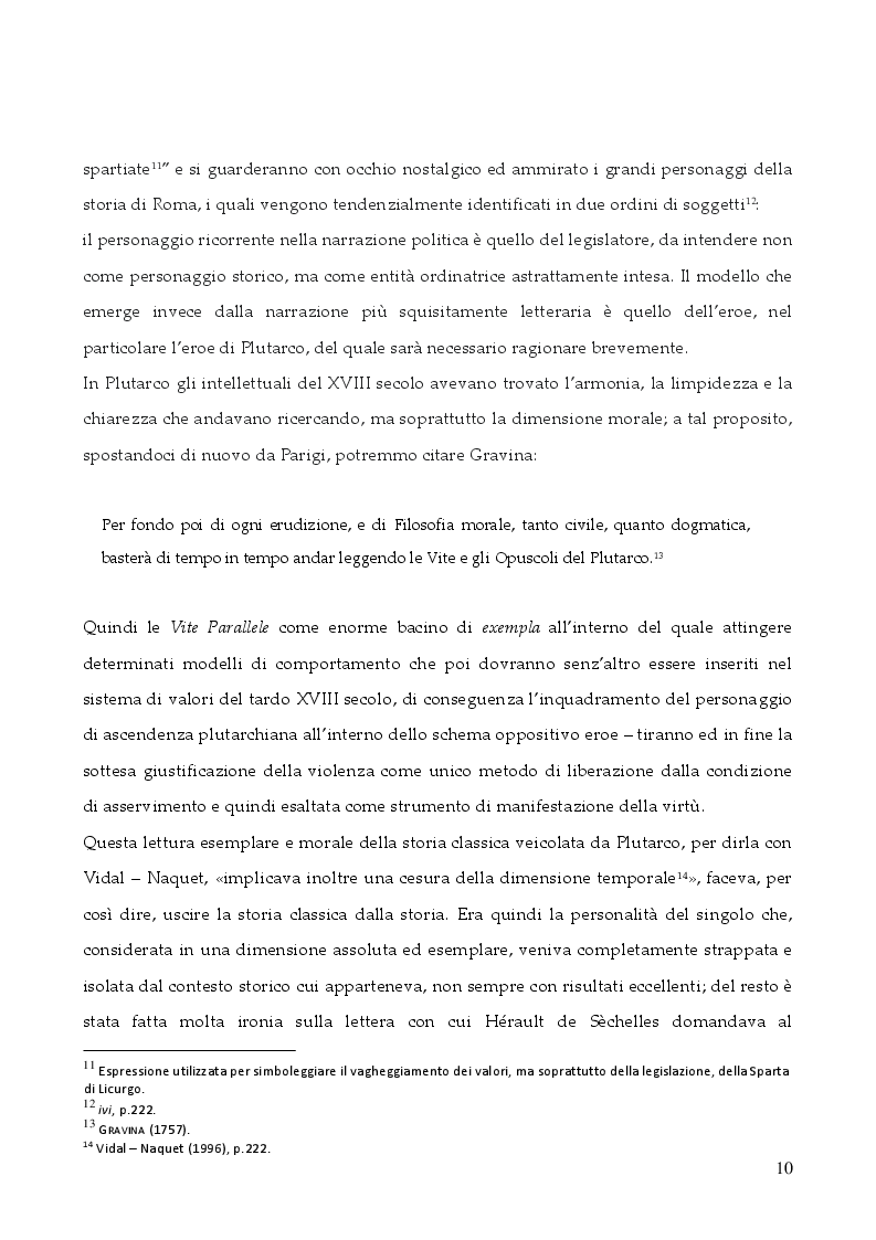 Anteprima della tesi: Il tema della violenza nell'opera di Ugo Foscolo, Pagina 7