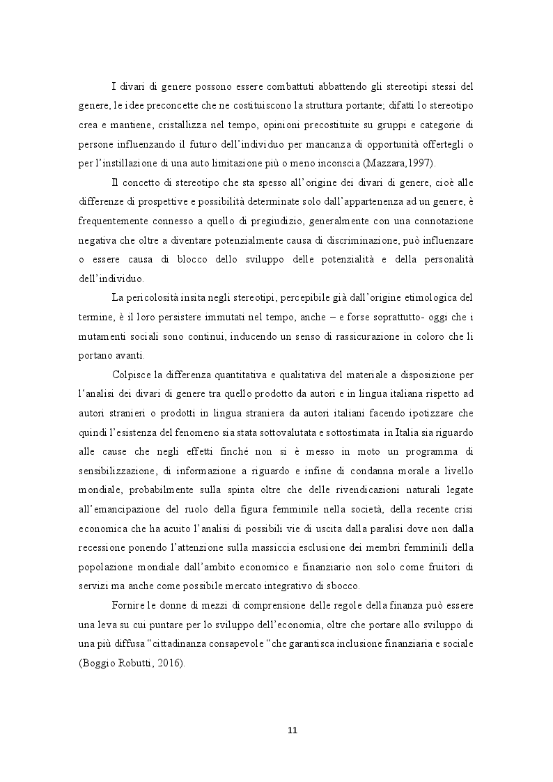 Anteprima della tesi: Promuovere la parità di genere attraverso esperienze di microcredito, Pagina 9